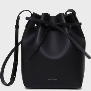 Mansur Gavriel Mini leather bucket bag
